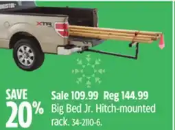 Canadian Tire Erickson Big Bed Jr. Hitch-mounted rack offer
