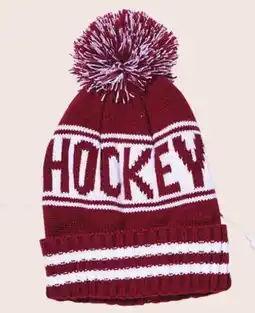 Giant Tiger Men's tuque with pom pom offer