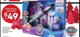 Giant Tiger Paw Patrol rescue jet offer