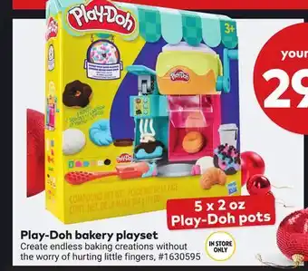 Giant Tiger Play-Doh bakery playset offer