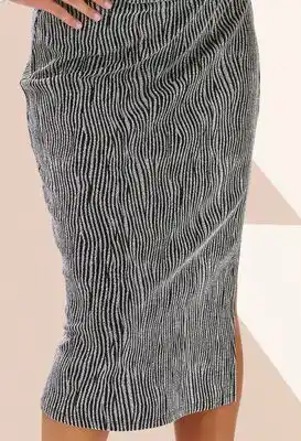 Giant Tiger Pencil skirt with lurex detail offer