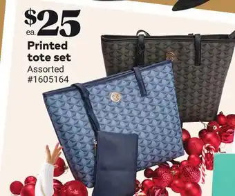 Giant Tiger Printed tote set offer