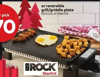 Giant Tiger reversible grill/griddle plate offer