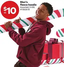 Giant Tiger Men's fleece hoodie offer