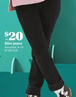 Giant Tiger Slim jeans offer