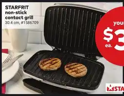 Giant Tiger STARFRIT non-stick contact grill offer