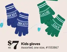 Giant Tiger Kids gloves offer