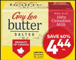 Giant Tiger Gay Lea butter offer