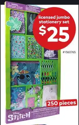 Giant Tiger licensed jumbo stationery set offer