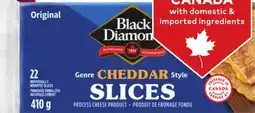 Giant Tiger Black Diamond cheddar style slices offer