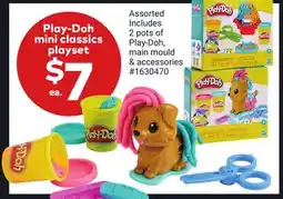 Giant Tiger Play-Doh mini classics playset offer
