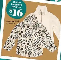 Giant Tiger sherpa kangaroo pullover offer