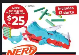 Giant Tiger NERF Dinosquad Tricera-Blaster offer