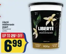 Marché Adonis Liberté méditerranée yogurt offer