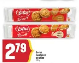 Marché Adonis Lotus sandwich cookies offer