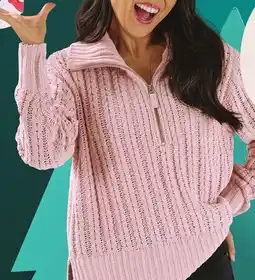 Giant Tiger Crochet chenille sweater offer