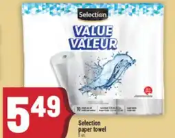 Marché Adonis Selection paper towel offer