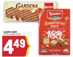 Marché Adonis Loacker wafer offer