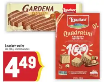 Marché Adonis Loacker wafer offer