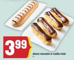 Marché Adonis Adonis chocolate or vanilla éclair offer
