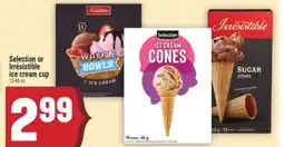 Marché Adonis Selection or Irrésistible ice cream cup offer