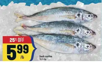 Marché Adonis Fresh sardine offer