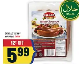 Marché Adonis Solmaz turkey sausage Halal offer