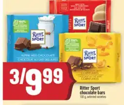 Marché Adonis Ritter Sport chocolate bars offer