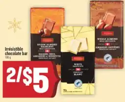 Marché Adonis Irrésistible chocolate bar offer