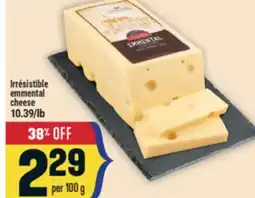 Marché Adonis Irrésistible emmental cheese offer