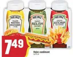 Marché Adonis Heinz condiment offer