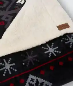 Mark's Wind River Snowflake Sherpa Blanket offer