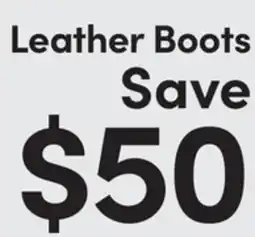 Mark's Leather Boots offer
