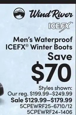 Mark's Men's Waterproof ICEFX Winter Boots offer