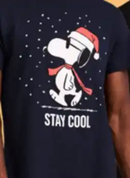 Mark's Logo T-Shirt Men's Holiday Snoopy Stay Cool T-shirt offer