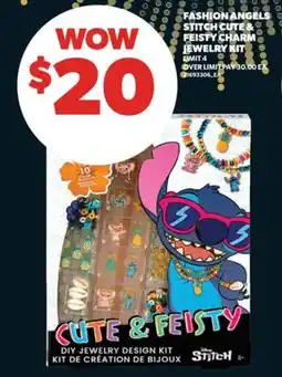 Real Canadian Superstore FASHION ANGELS STITCH CUTE & FEISTY CHARM JEWELRY KIT offer