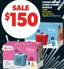 Real Canadian Superstore TONIES DISNEY THREE TONIES BUNDLE offer