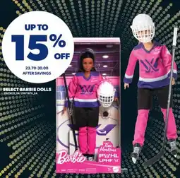 Real Canadian Superstore SELECT BARBIE DOLLS offer