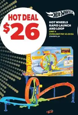Real Canadian Superstore HOT WHEELS RAPID LAUNCH AND LOOP offer