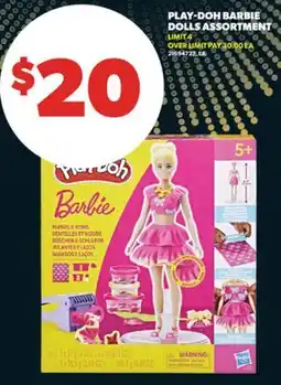 Real Canadian Superstore PLAY-DOH BARBIE DOLLS ASSORTMENT offer