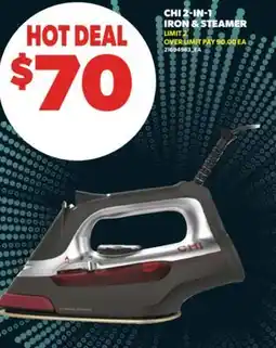 Real Canadian Superstore CHI 2-IN-1 IRON & STEAMER offer