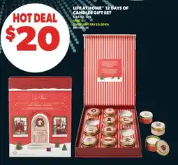 Real Canadian Superstore LIFE AT HOME 12 DAYS OF CANDLES GIFT SET, 1.34 OZ, 12'S offer