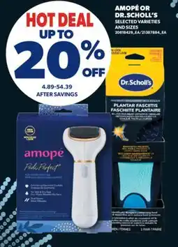 Real Canadian Superstore AMOPÉ OR DR.SCHOLL'S offer