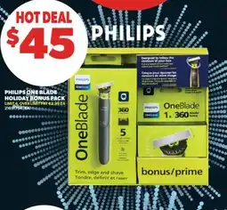Real Canadian Superstore PHILIPS ONE BLADE HOLIDAY BONUS PACK offer