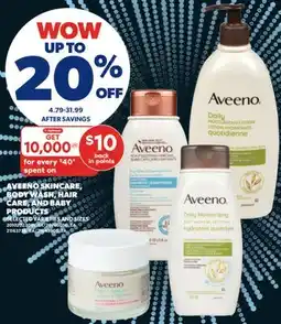 Real Canadian Superstore AVEENO SKINCARE, BODY WASH, HAIR CARE, AND BABY PRODUCTS offer
