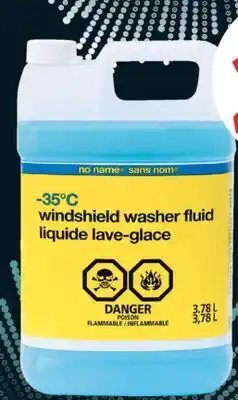 Real Canadian Superstore NO NAME WINDSHIELD WASHER FLUID -35°C, 3.78 L offer