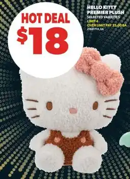 Real Canadian Superstore HELLO KITTY PREMIER PLUSH offer