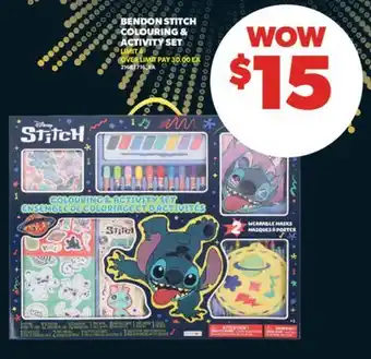 Real Canadian Superstore BENDON STITCH COLOURING & ACTIVITY SET offer