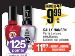 Jean Coutu SALLY HANSEN Selected nail polishes offer