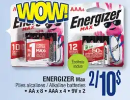 Jean Coutu ENERGIZER Alkaline batteries offer